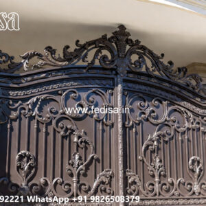 House Elevation Iron Design with Elegant Modern Patterns No-0483