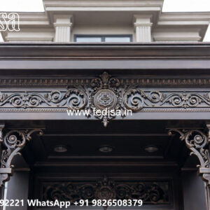 House Elevation Iron Design with Stylish Structural Appeal No-0486