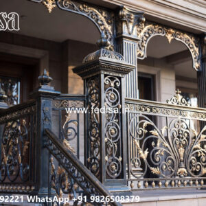Elegant Decorative Iron House Exterior Ideas No-0491