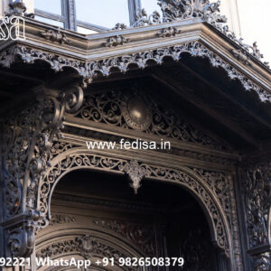 House Elevation Iron Design with Stylish Architectural Finish No-0492