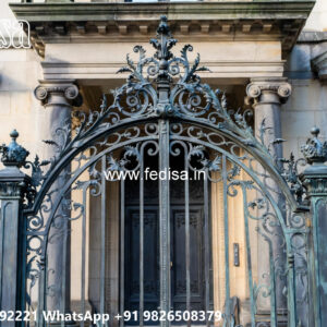 House Elevation Iron Design with Premium Artistic Detailing No-0495