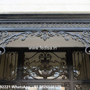 House Elevation Iron Design Ideas for Stylish Modern Villas No-0500