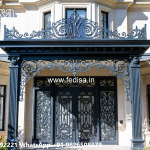 Contemporary Villa Elevation Iron Design Inspirations No-0504