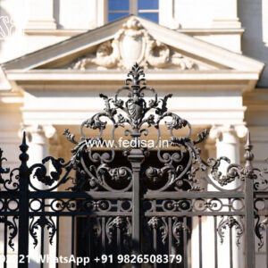 Premium Villa Elevation Iron Design for Modern Villas No-0505