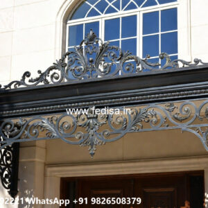 Villa Elevation Iron Design with Contemporary Appeal No-0513