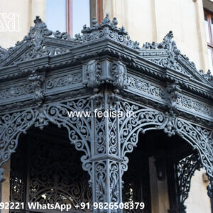 Modern Iron Facade Design for Villas No-0514