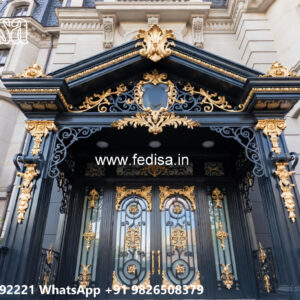 Elegant Villa Exterior Iron Cladding Design No-0528