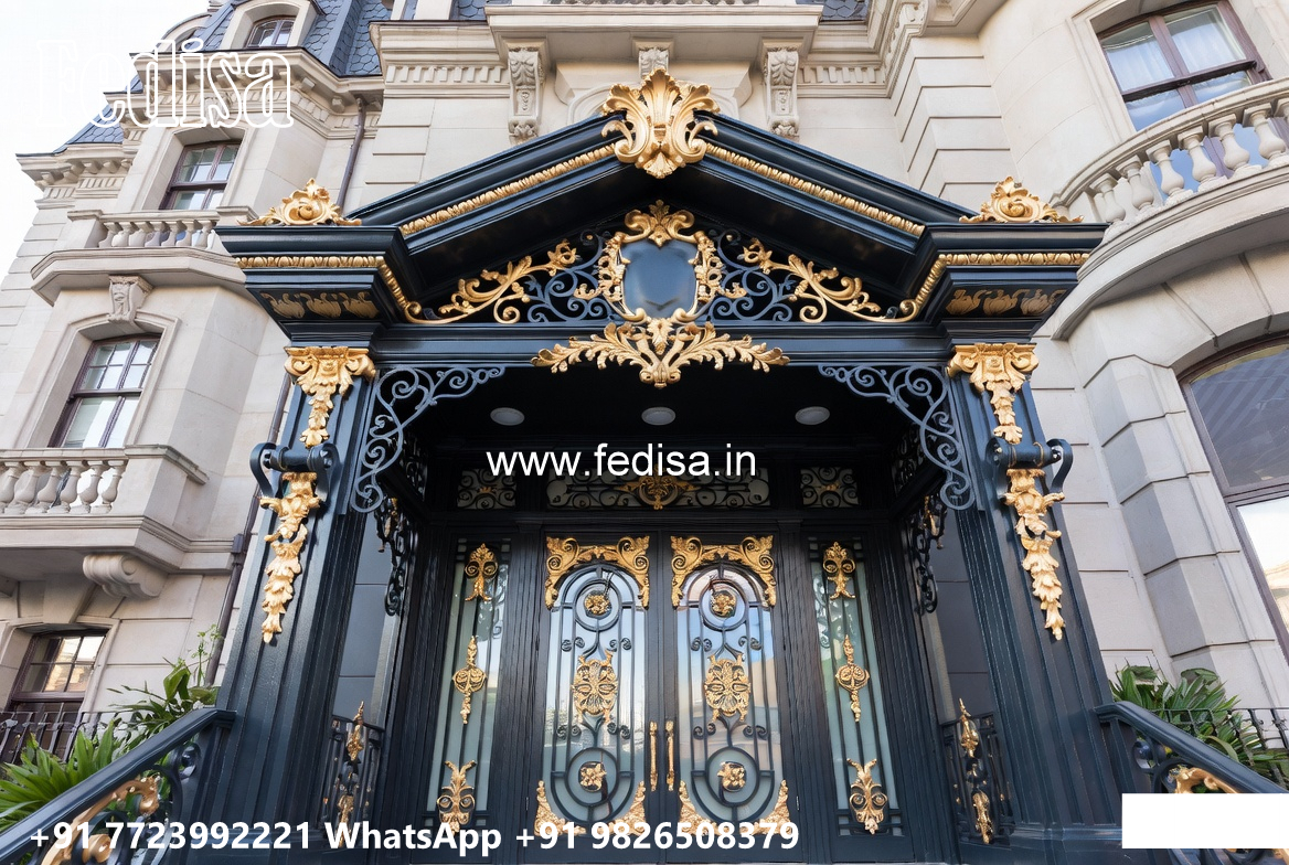 Elegant Villa Exterior Iron Cladding Design No-0528