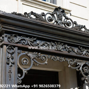Premium Iron Wall Design for Villa Exterior No-0538