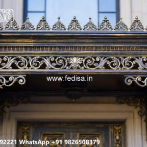 Modern Villa Elevation Iron Roofing Design No-0539