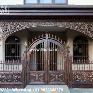 Villa Elevation Iron Design with Premium Finish No-0547