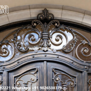Contemporary Villa Exterior Iron Patterns No-0549