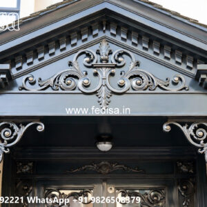 Stylish Villa Elevation Iron Structural Design No-0550