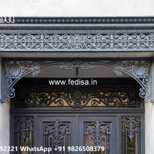 Villa Elevation Iron Design with Premium Artistic Finish No-0576
