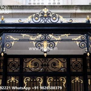 Stylish Villa Front Iron Exterior Inspirations No-0597