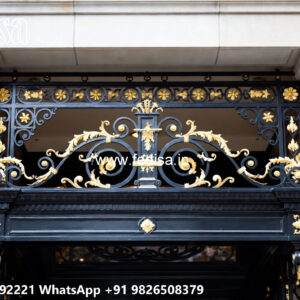 Luxury Villa Elevation Iron Framework Ideas No-0610