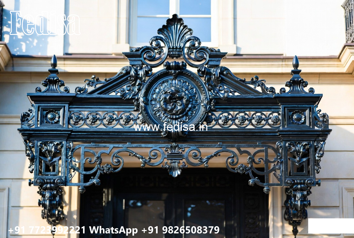 Contemporary Villa Exterior Iron Feature Concepts No-0629