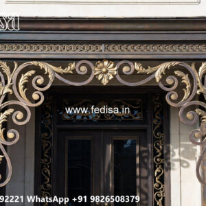 Villa Elevation Iron Design with Stylish Decorative Appeal No-0644