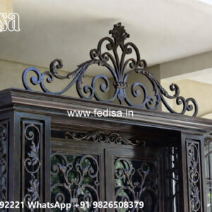 Attractive Villa Exterior Iron Framework Inspirations No-0645