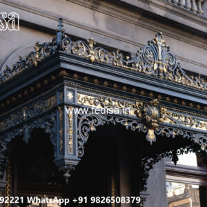 Elegant Modern Villa Iron Cladding Concepts No-0647