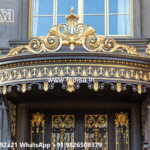 Premium Iron Decorative Wall Design for Villas No-0652