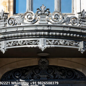 Elegant Villa Exterior Iron Artistic Concepts No-0661
