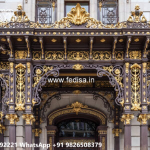 Premium Villa Exterior Iron Geometric Inspirations No-0670