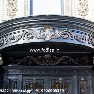 Modern Villa Front Iron Feature Wall Concepts No-0673