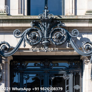 Luxury Villa Elevation Iron Artistic Patterns No-0678