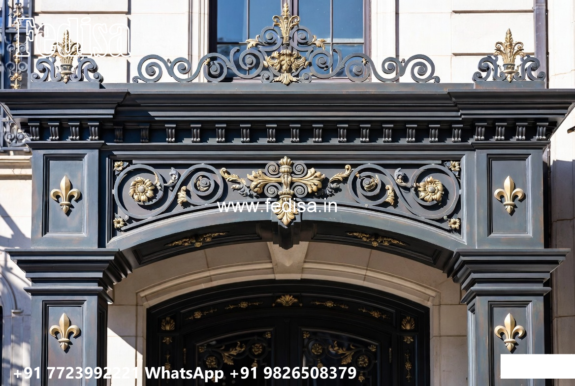 Attractive Villa Front Iron Structural Beauty No-0699