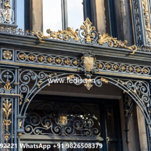 Elegant Villa Exterior Iron Mesh Ideas No-0710