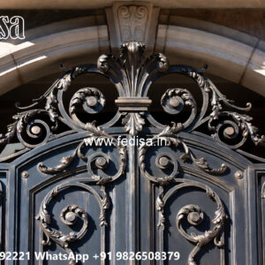Villa Elevation Iron Design with Premium Structural Appeal No-0723