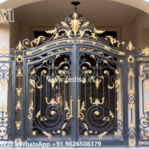 Premium Villa Exterior Iron Wall Inspirations No-0728