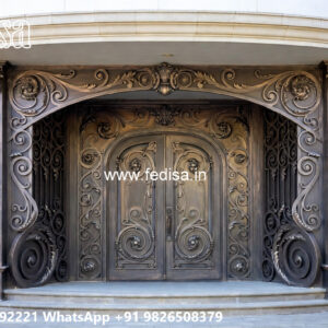 Modern Villa Exterior Iron Structural Detailing No-0734