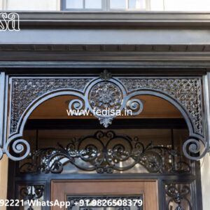Contemporary Villa Exterior Iron Art Ideas No-0738