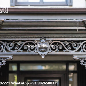 Contemporary Villa Exterior Iron Geometric Beauty No-0755