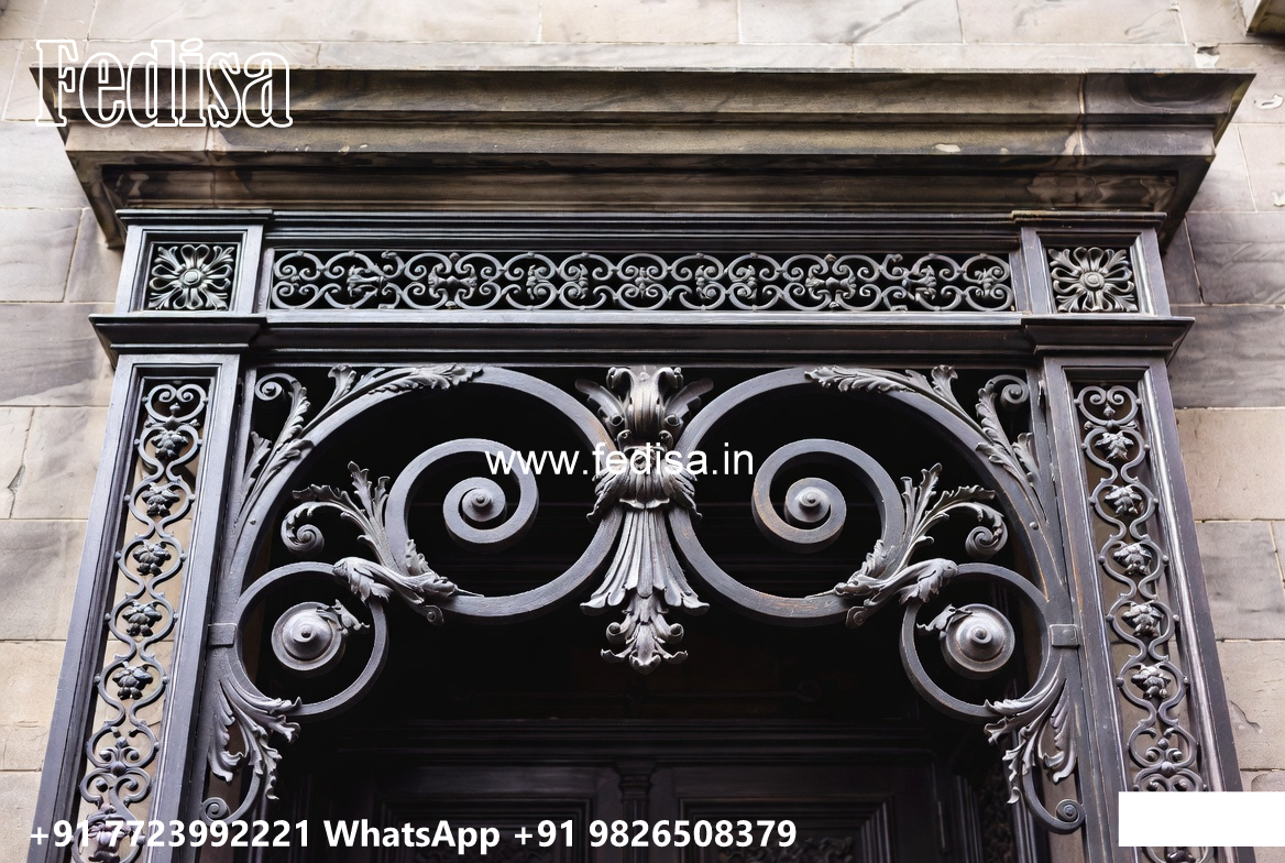 Villa Elevation Iron Design with Premium Outdoor Patterns No-0781