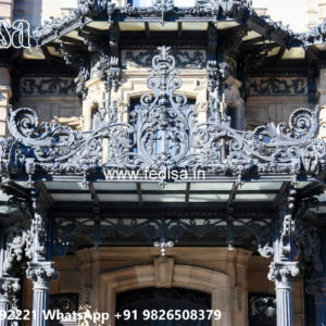 Villa Elevation Iron Design with Stylish Luxury Appeal No-0788