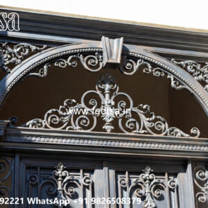 Modern Villa Exterior Iron Geometric Inspirations No-0790