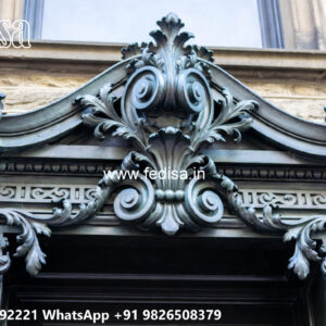Villa Elevation Iron Design with Premium Structural Beauty No-0791