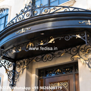 Attractive Villa Front Iron Structural Concepts No-0799