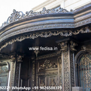 Villa Elevation Iron Design Ideas for Stylish Luxury Villas No-0800