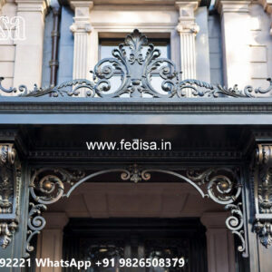 Villa Elevation Iron Design with Stylish Outdoor Beauty No-0809
