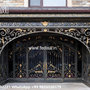 Villa Elevation Iron Design with Premium Artistic Finish No-0817