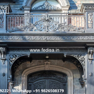 Premium Decorative Iron Front Panels for Villas No-0827