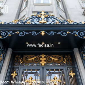 Premium Decorative Iron Exterior Design for Villas No-0840