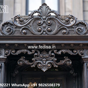 Premium Villa Front Iron Framework Concepts No-0853
