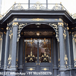 Elegant Villa Front Iron Decorative Panels No-0871