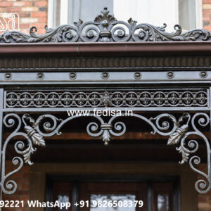 Villa Elevation Iron Design with Artistic Exterior Beauty No-0872