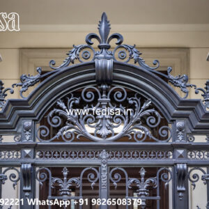 Villa Elevation Iron Design with Stylish Modern Appeal No-0885